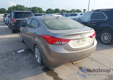 2011 Hyundai Elantra Limited from USA, damaged, VIN 5NPDH4AE5BH046280